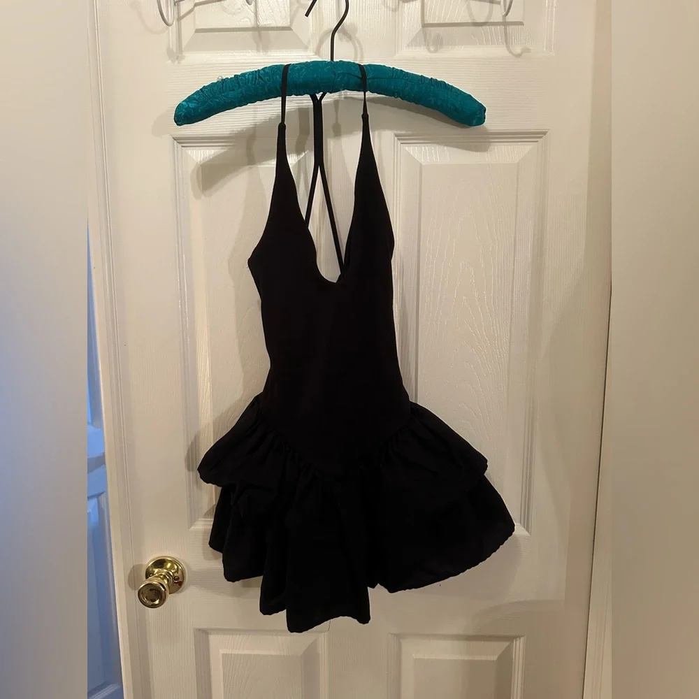 ZARA COMBINATION HALTER DRESS - Picture 1 of 5